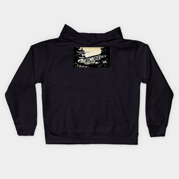 Westminster Way North, Shoreline, WA by MWP Kids Hoodie by MistahWilson